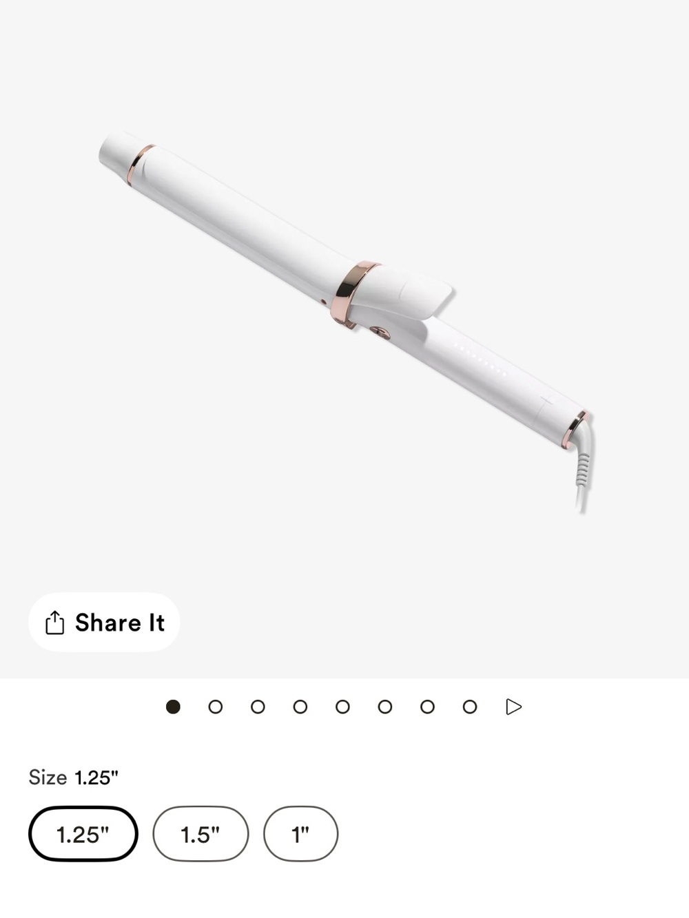 NEW SinglePass Curl X Ceramic Extra-Long Barrel Curling Iron 1.25”
